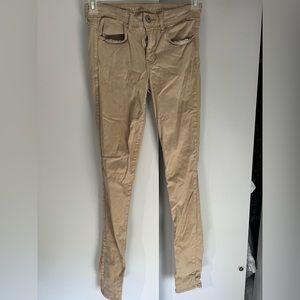 khaki skinny pants